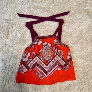 Free People Medium Orange Top